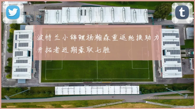 波特兰小锦鲤杨瀚森重返轮换助力开拓者近期豪取七胜